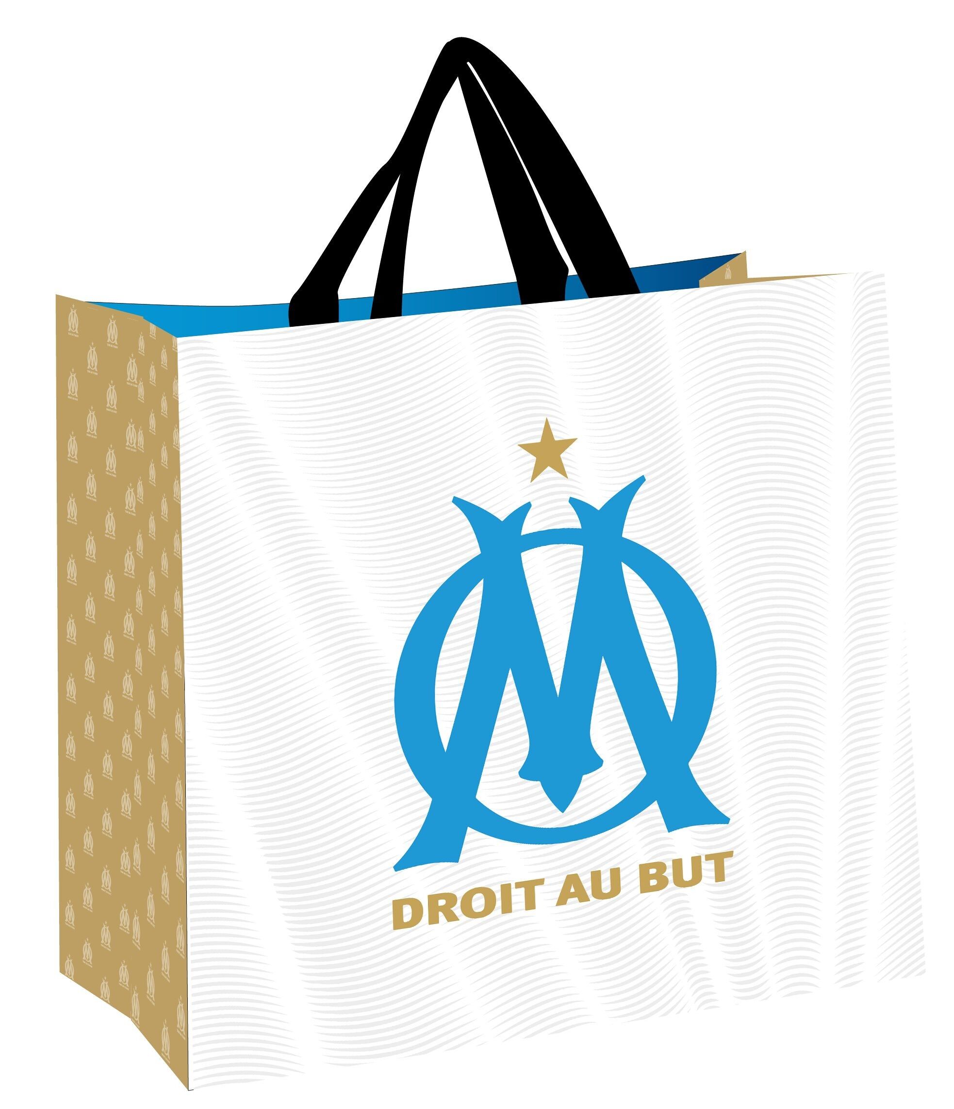 Borsa shopping - Olympique de Marsiglia (OM - calcio - sport - shopping - sviluppo sostenibile - ecologico)