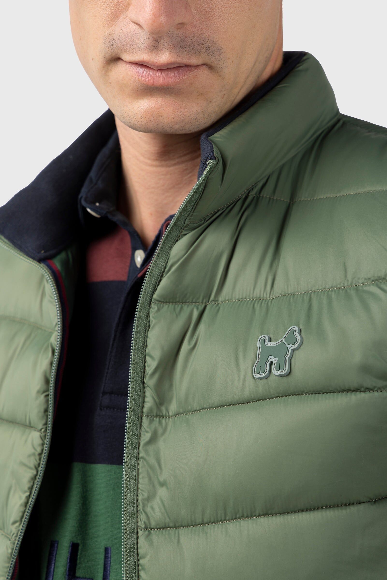 Bottle Green Padded Vest