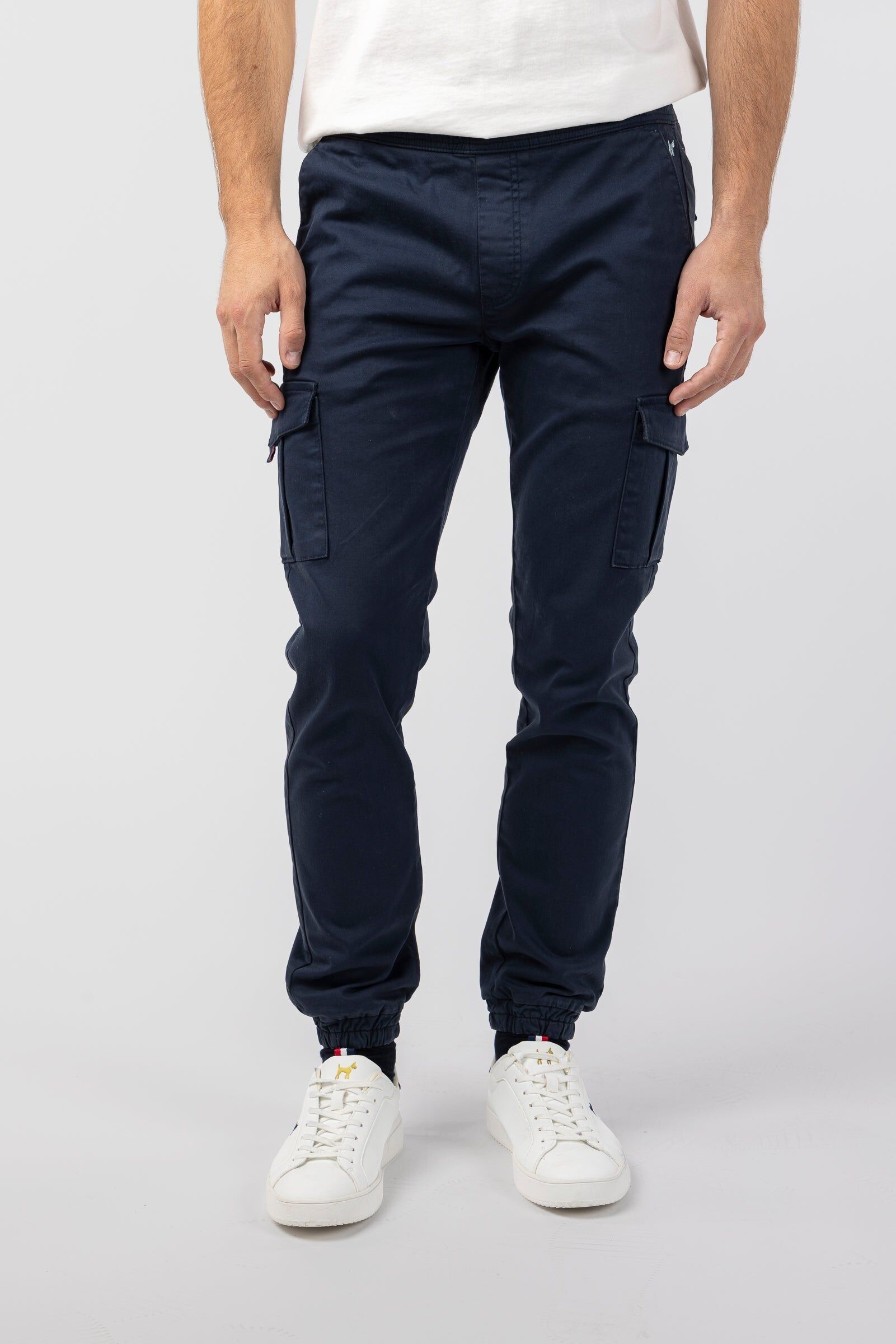 Pantalon cargo de jogging bleu marine