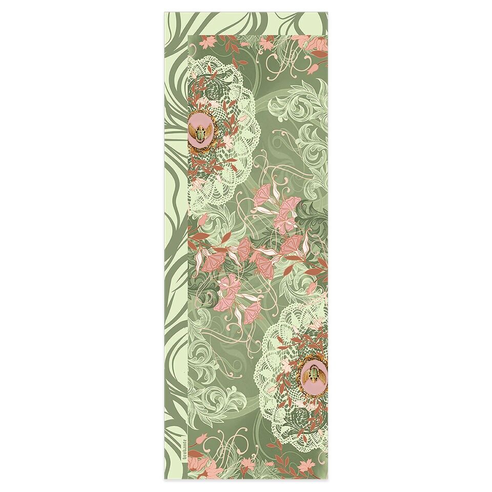 Bufanda grande de algodón CLEOPATRE JADE