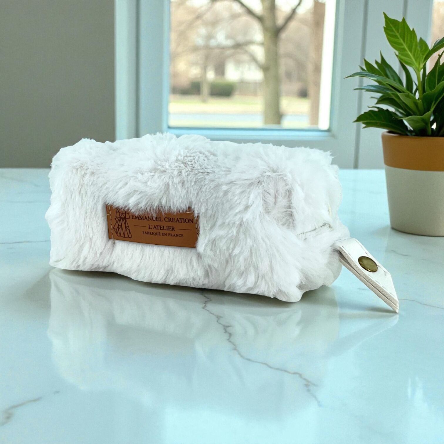 Borsa da viaggio XS, "Bubble" bianca