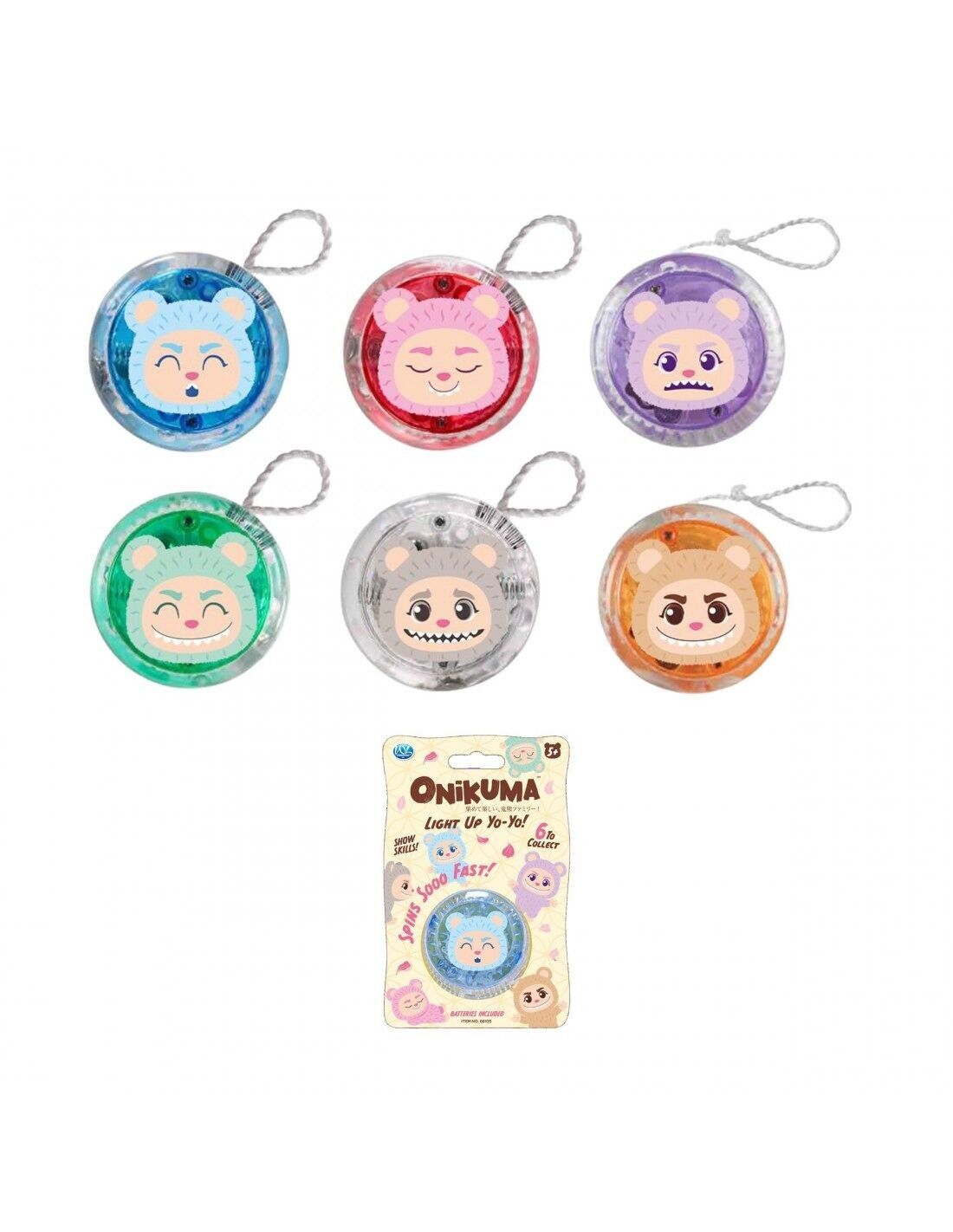 Onikuma Light Up – Yo-Yo Lumineux (Sortiment de 6) – Präsentation von 36 Einheiten