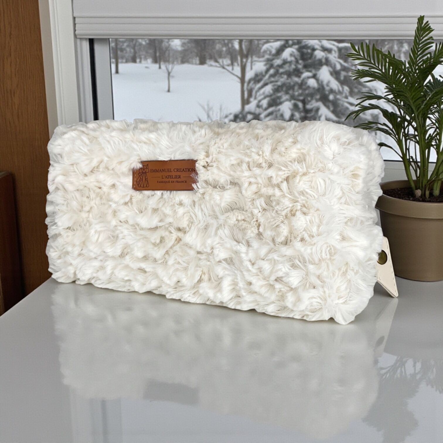 Piccolo kit da viaggio, "Courchevel" ecru