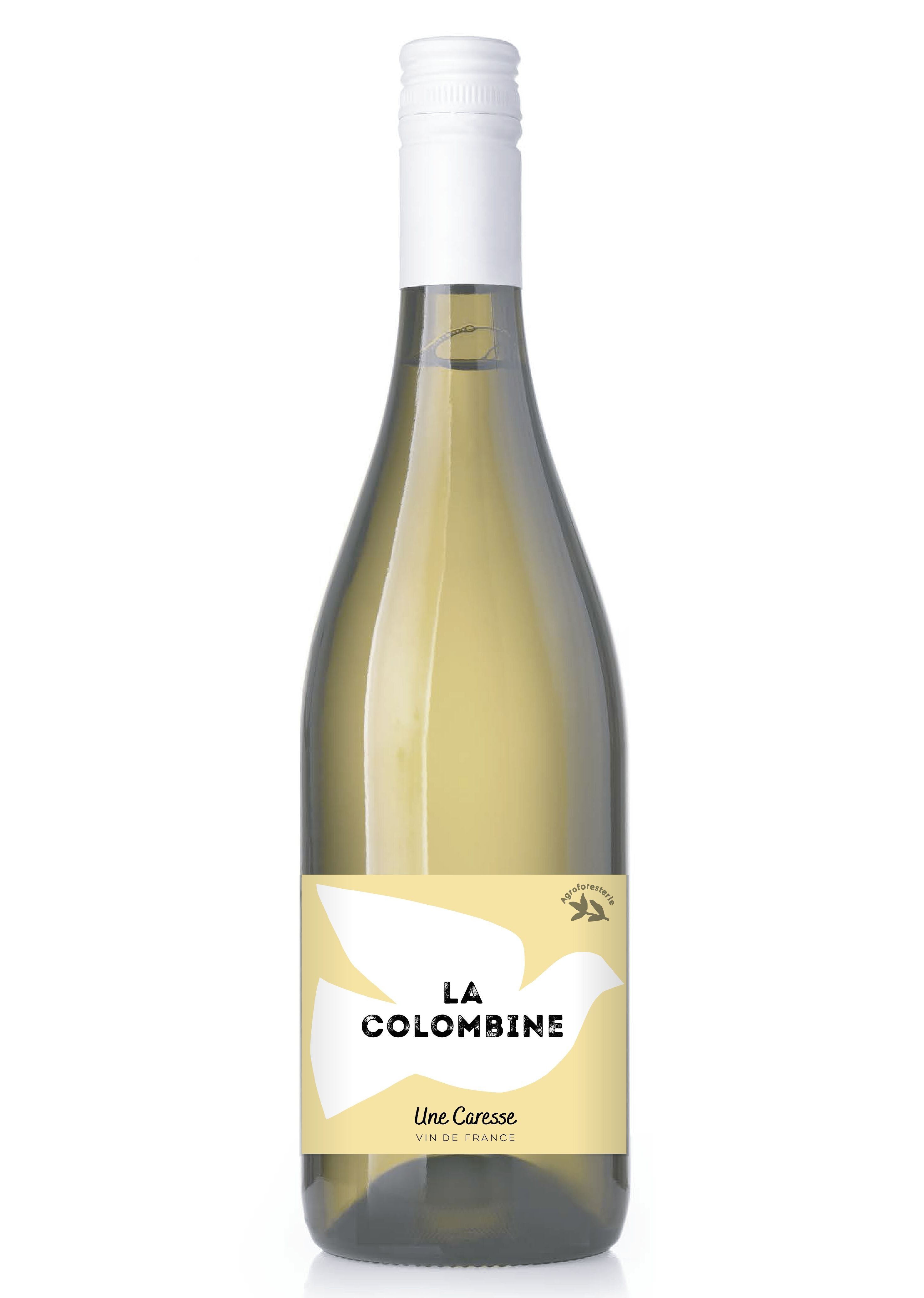Colombina, una carezza.Vino semi-secco, vino francese biologico, certificato Demeter