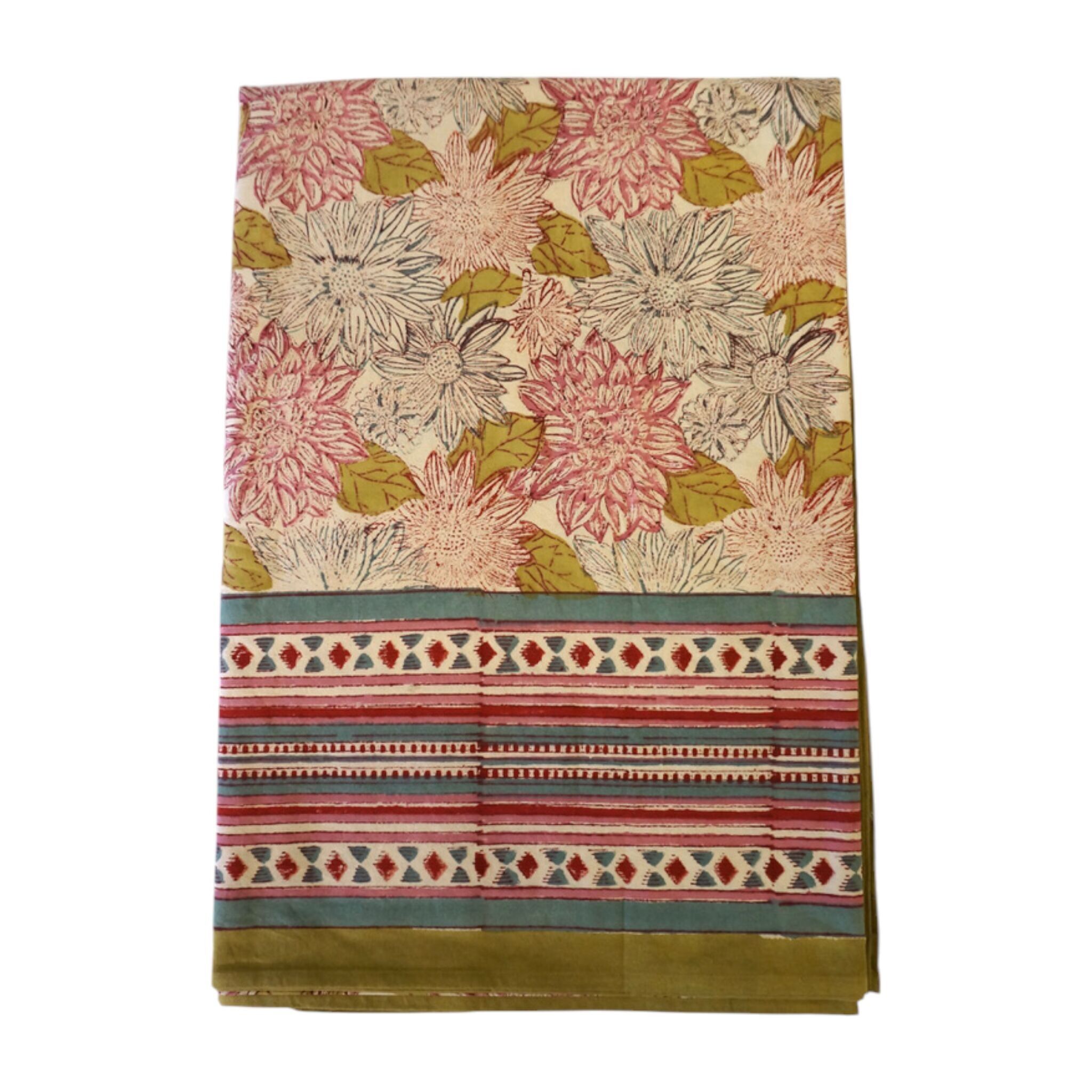 "Gala" printed cotton rectangular tablecloth