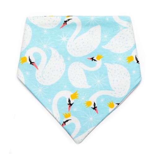 Baby Bandana Bib - Swans