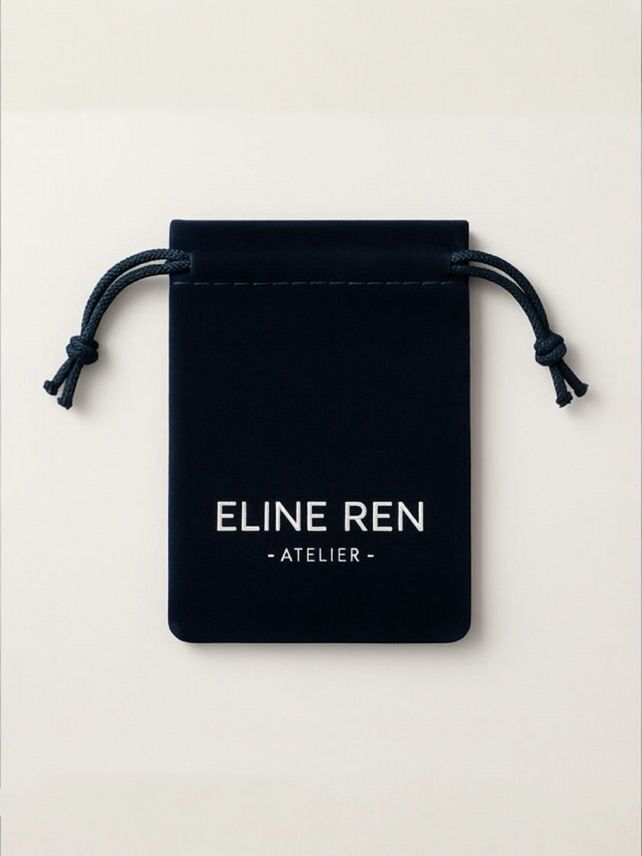 Piccola custodia in velluto per gioielli