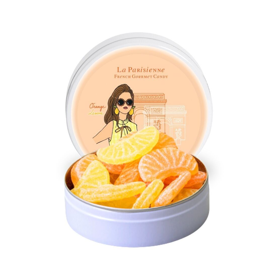 La Parisienne – Bonbons Artisanaux à l'Orange / Citron – 50 g