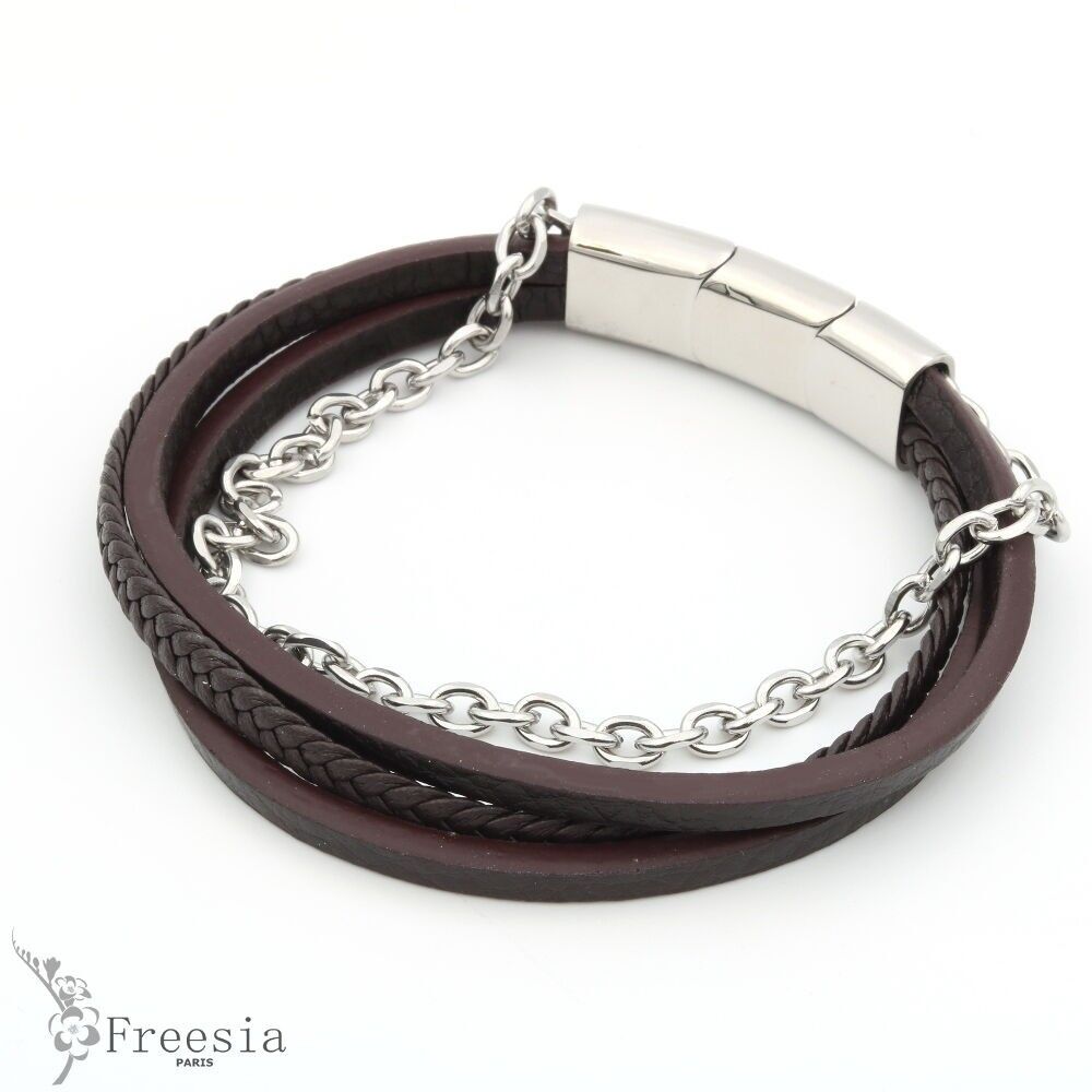 Armband für Herren aus Cuir et Acier – 13230