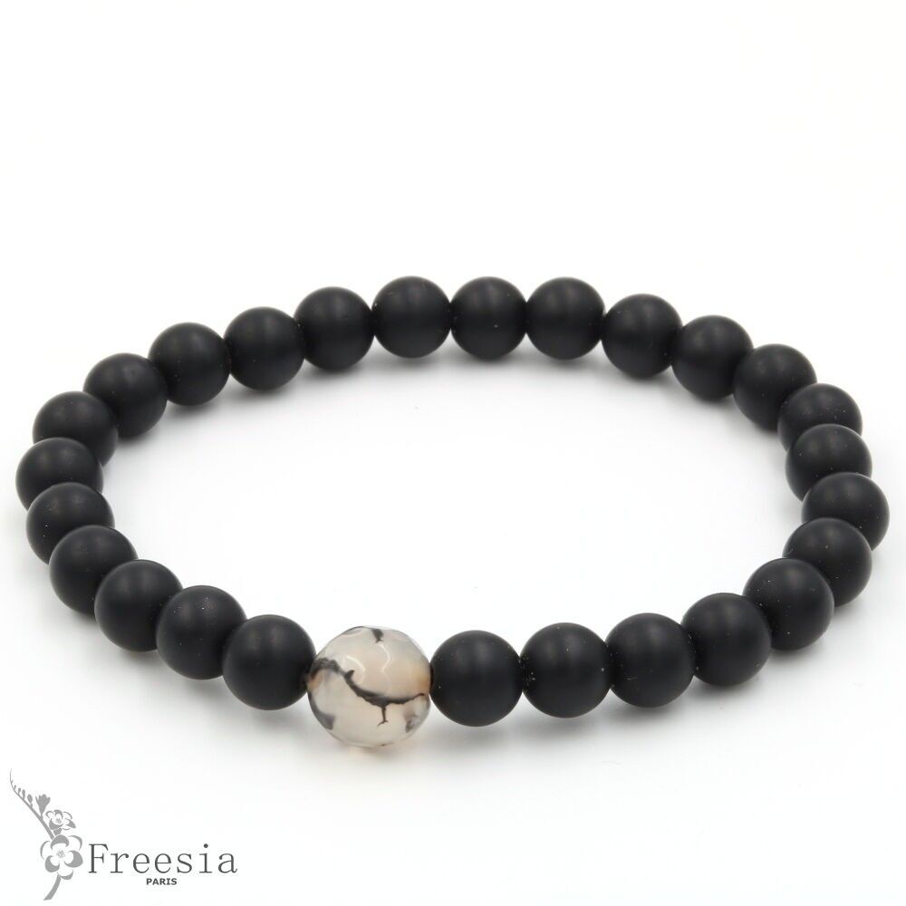Armband homme pierre naturelle - 12233