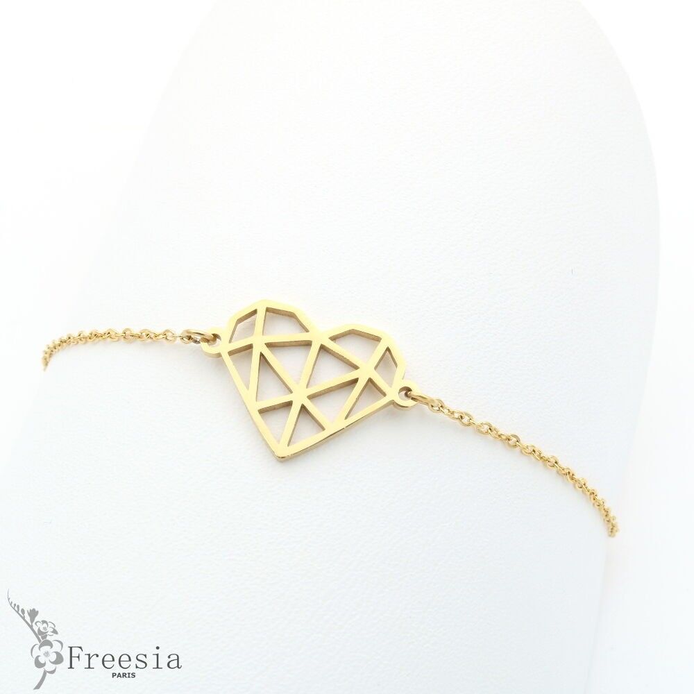 Armband acier ajouré - 12272