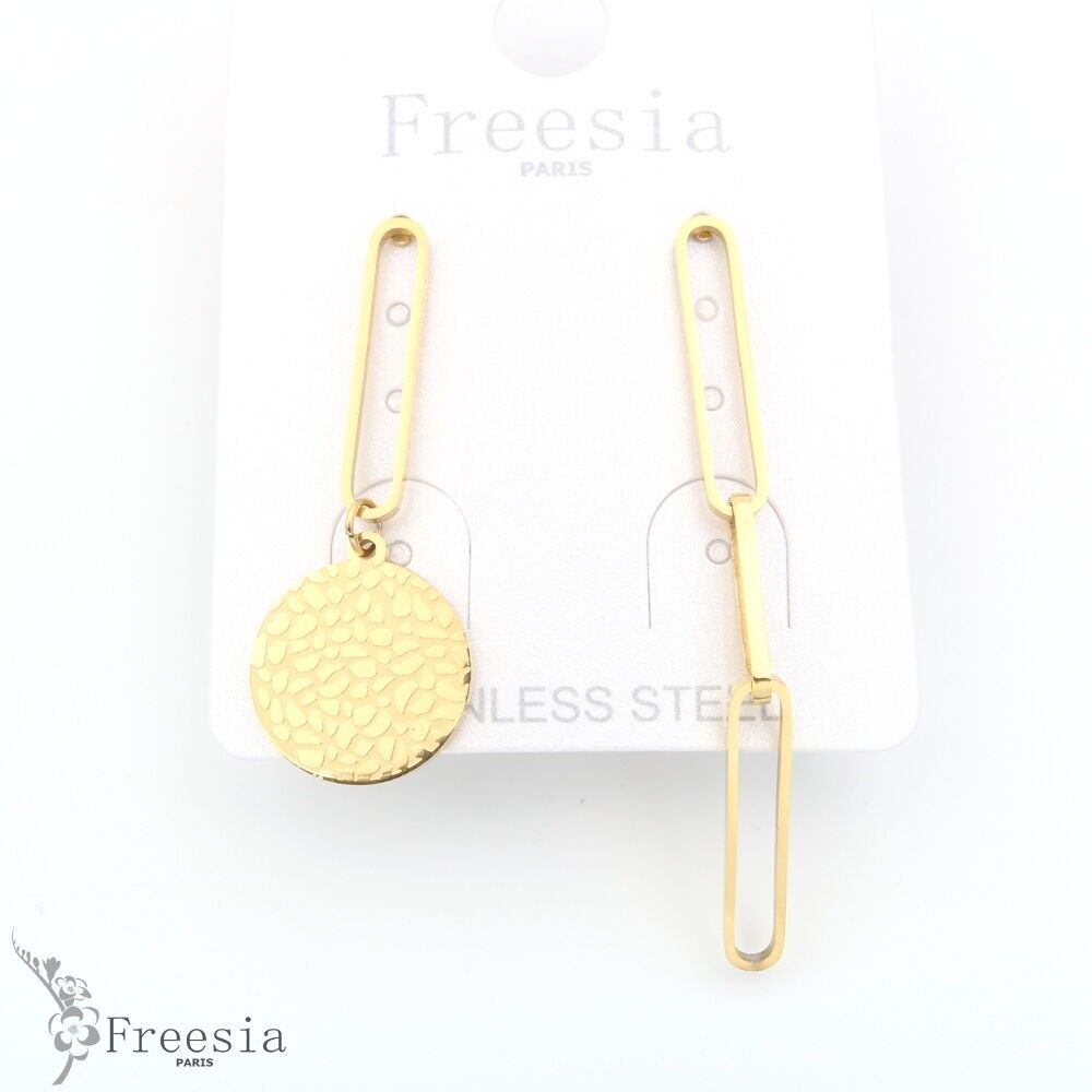 Boucles d'oreilles acier - 13305