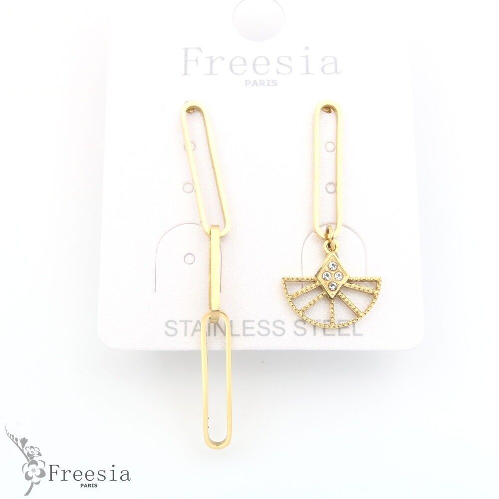 Boucles d'oreilles acier - 13306
