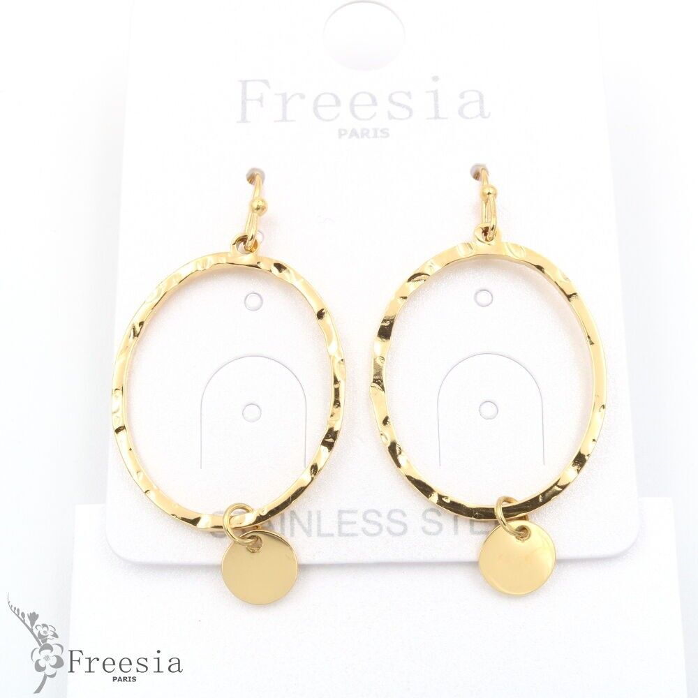 Boucles d'oreilles acier - 13308