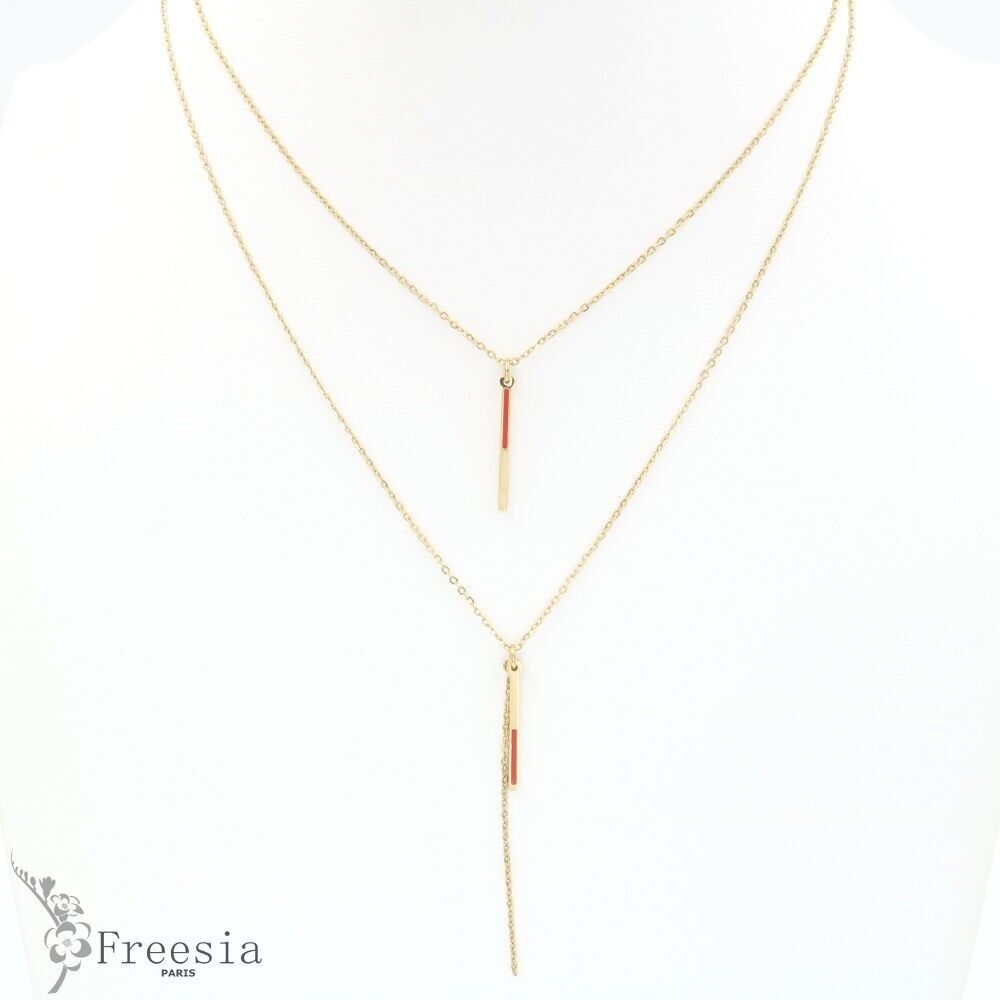 Halskette aus lackiertem Stahl – 11195