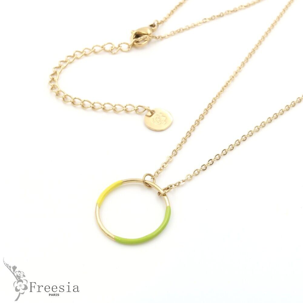 Halskette aus lackiertem Stahl – 12165