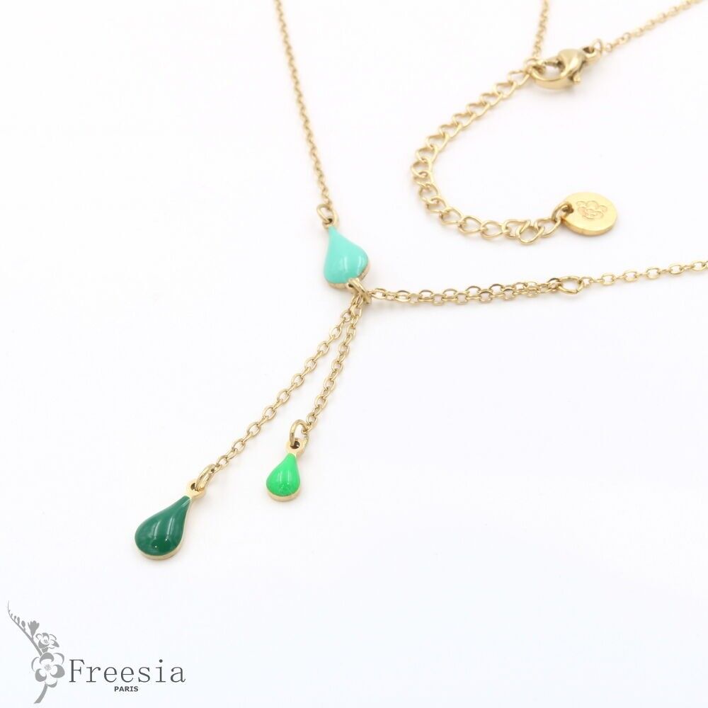 Halskette aus lackiertem Stahl – 12186