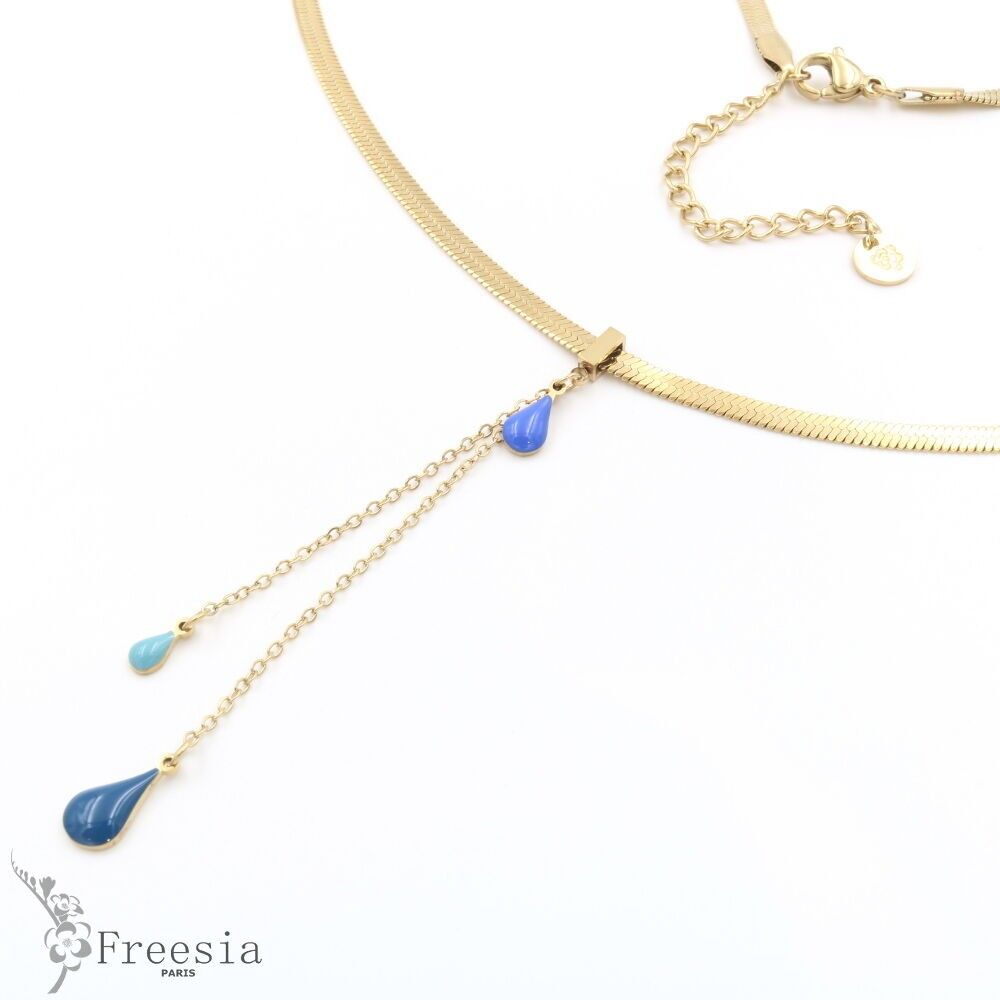 Halskette aus lackiertem Stahl – 12188