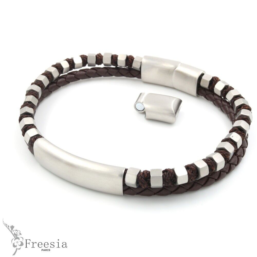 Armband für Herren aus Cuir et Acier – 10643