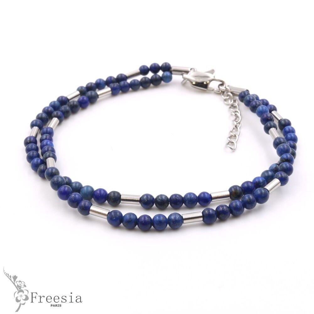 Armband für Herren, Pierre Naturelle et Acier – 10649