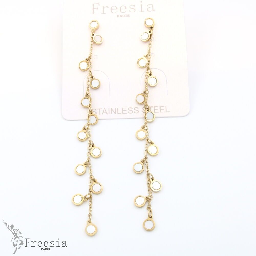 Boucles d'oreilles nacre - 13357