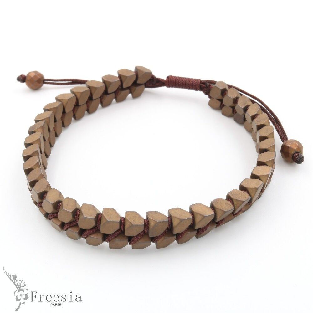 Pulsera hombre hematites - 10681