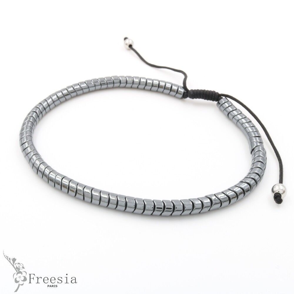 Pulsera hombre hematites - 10682
