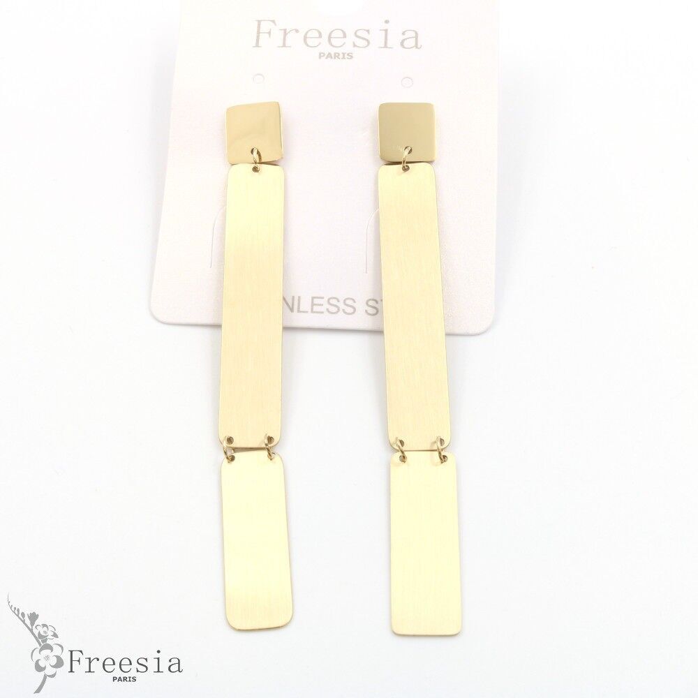 Boucles d'oreilles acier - 10302