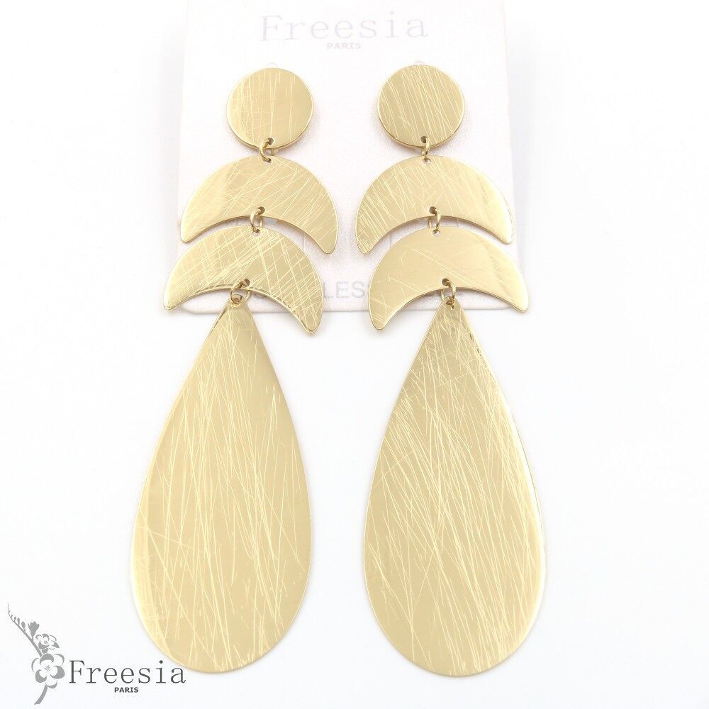 Boucles d'oreilles acier - 10304