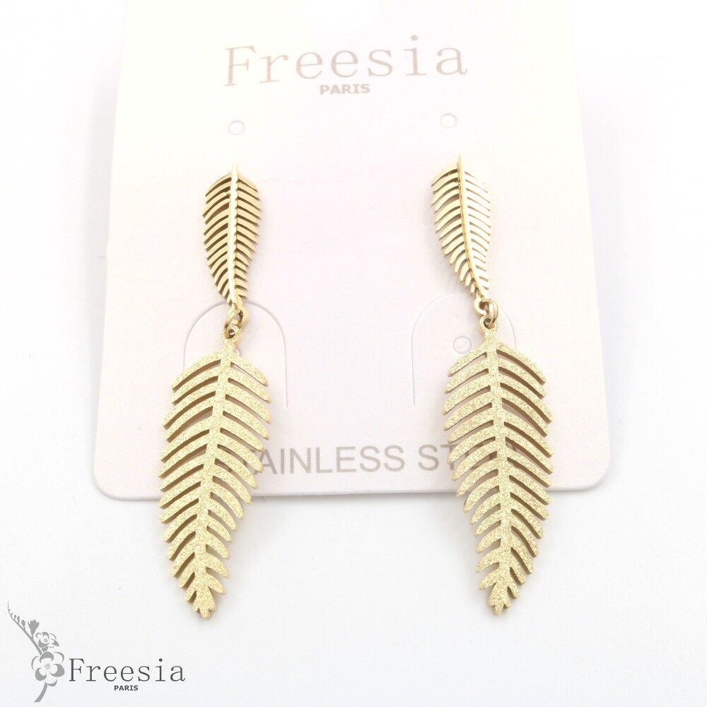 Boucles d'oreilles acier - 10307