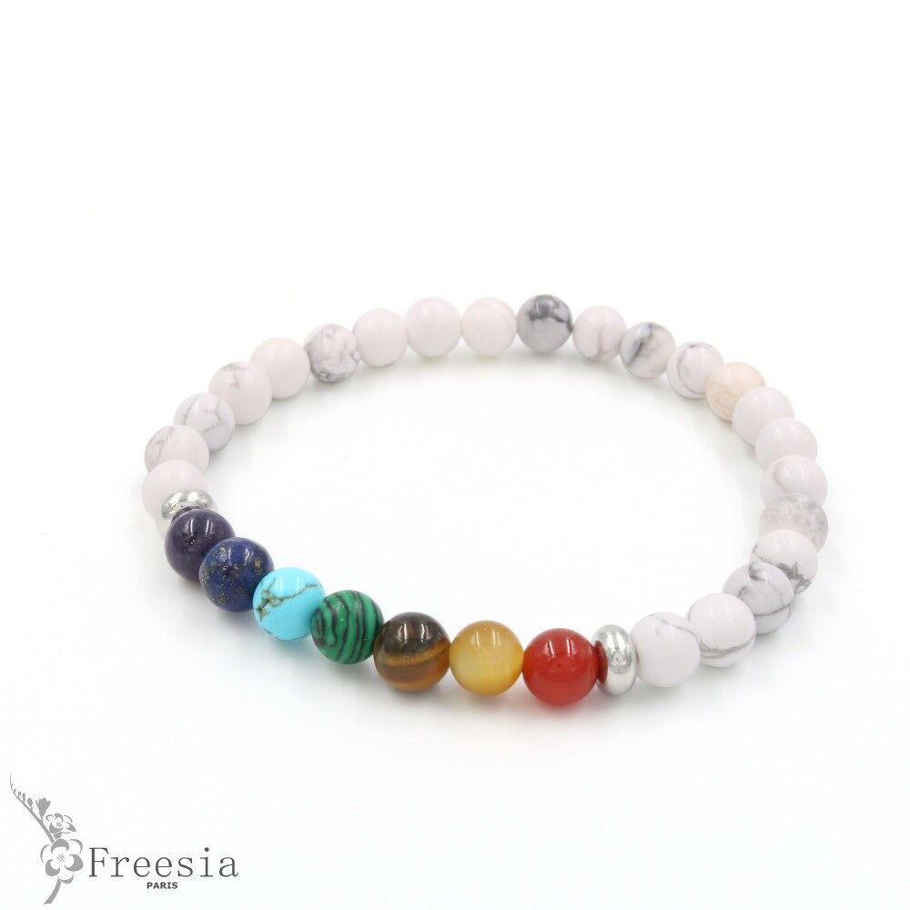 Pulsera pierre natural y acier - 10217