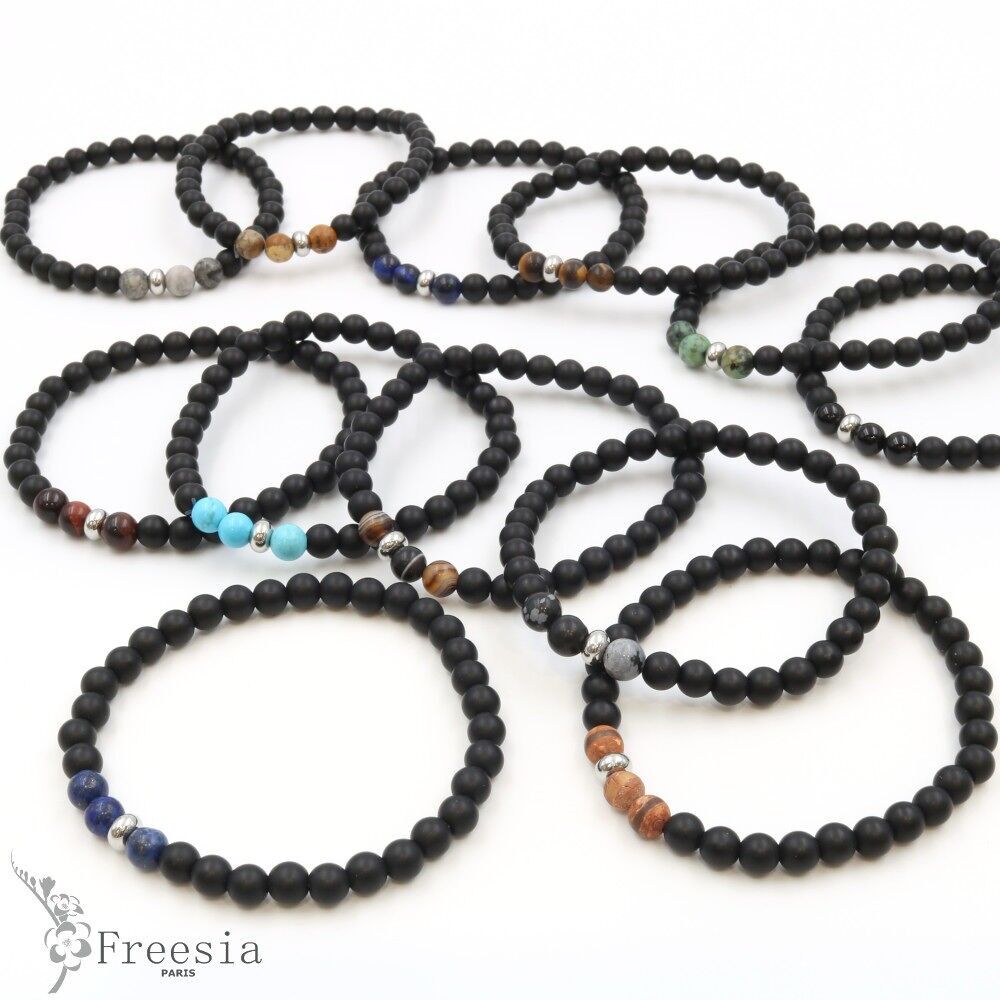 Bracelet homme pierre naturelle - 11649