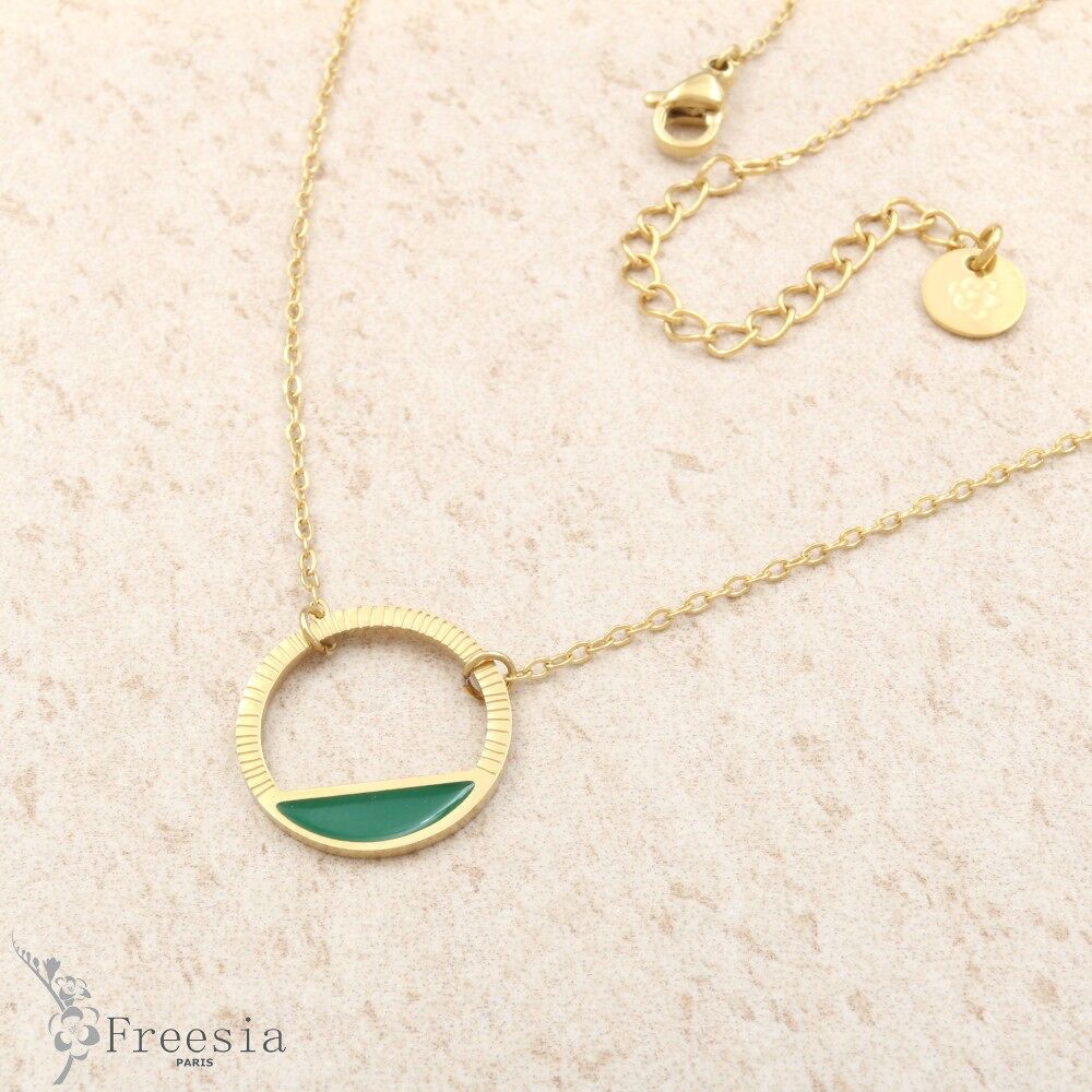 Collier en acier laqué - 10174