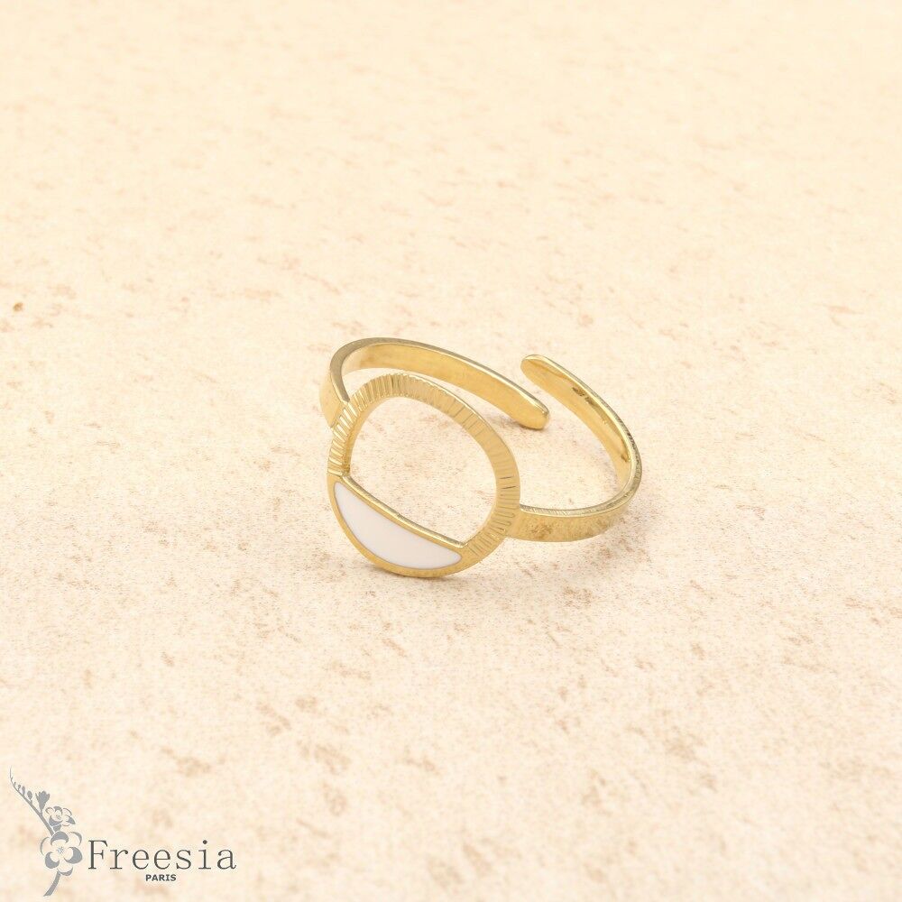 Bague en acier laqué - 10438