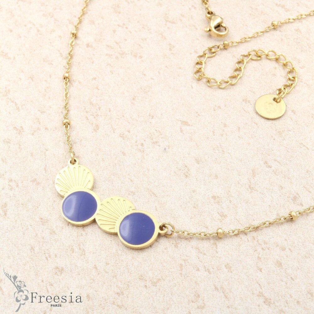 Collier en acier laqué - 10176