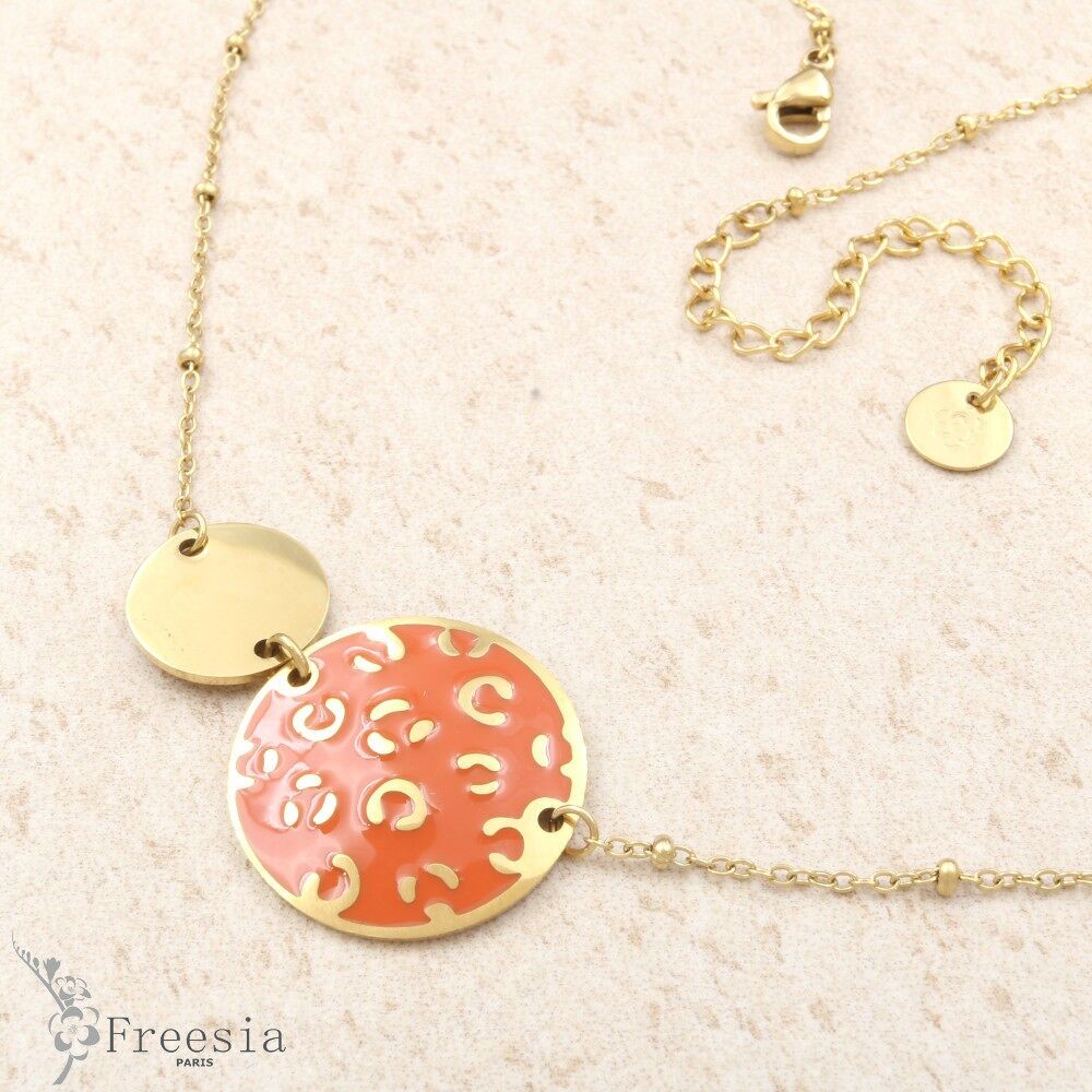 Collier en acier laqué - 10178