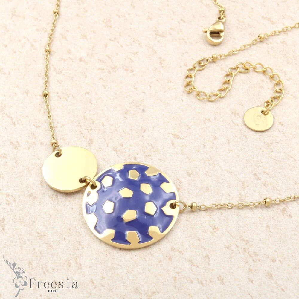 Collier in acciaio laccato - 10179