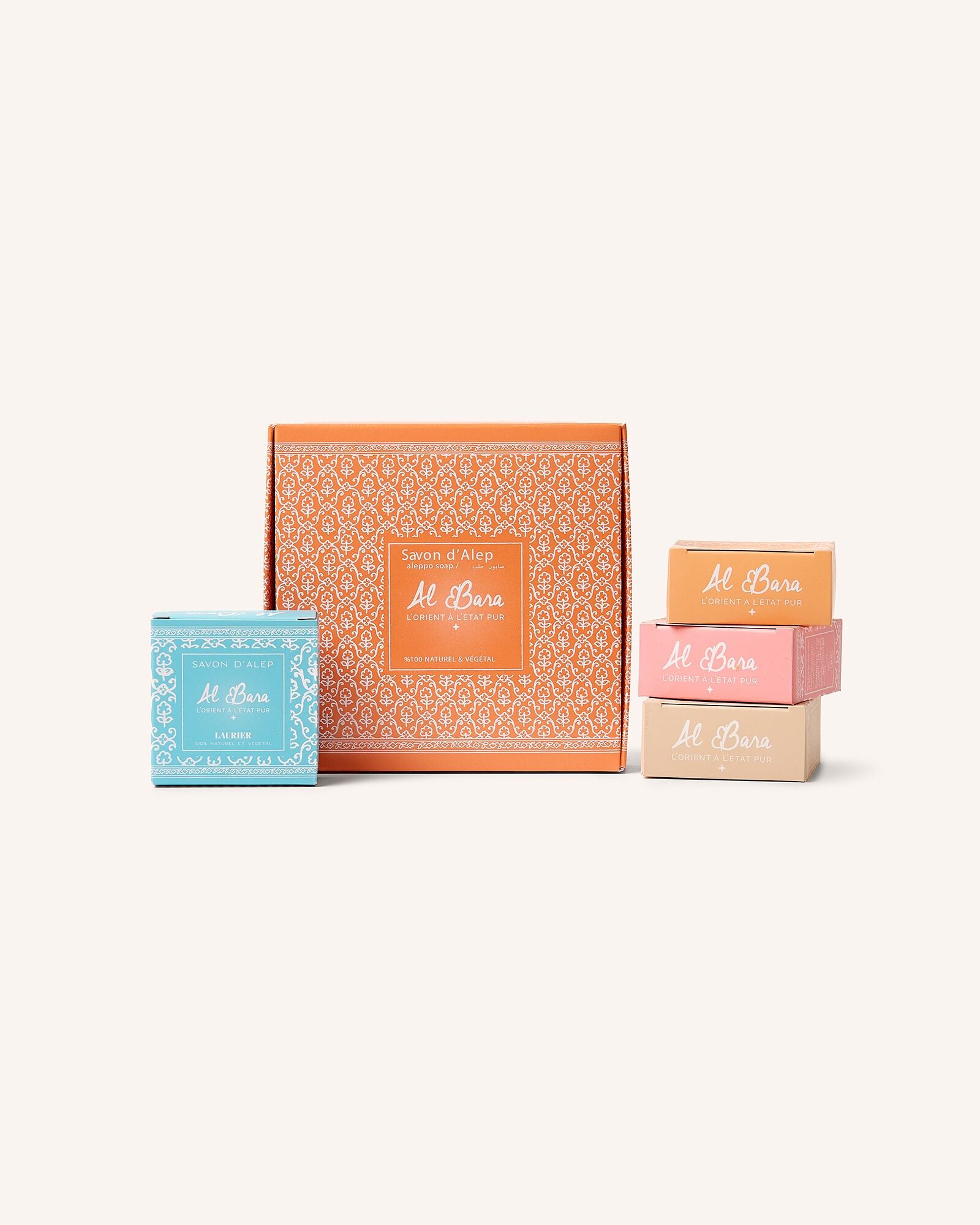 Aleppo Ritual - Classic Gentleness Gift Set of 4 Scented Aleppo Soaps 50g: Orange Blossom - Laurel - Rose - Jamsin