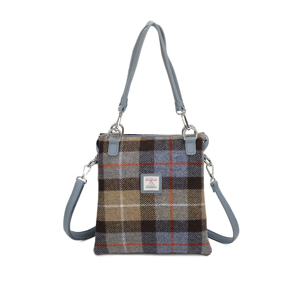 Harris Tweed Buchanan Tartan Umhängetasche 7115 A05