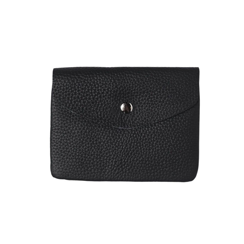 Leder Münzbörse Schwarz