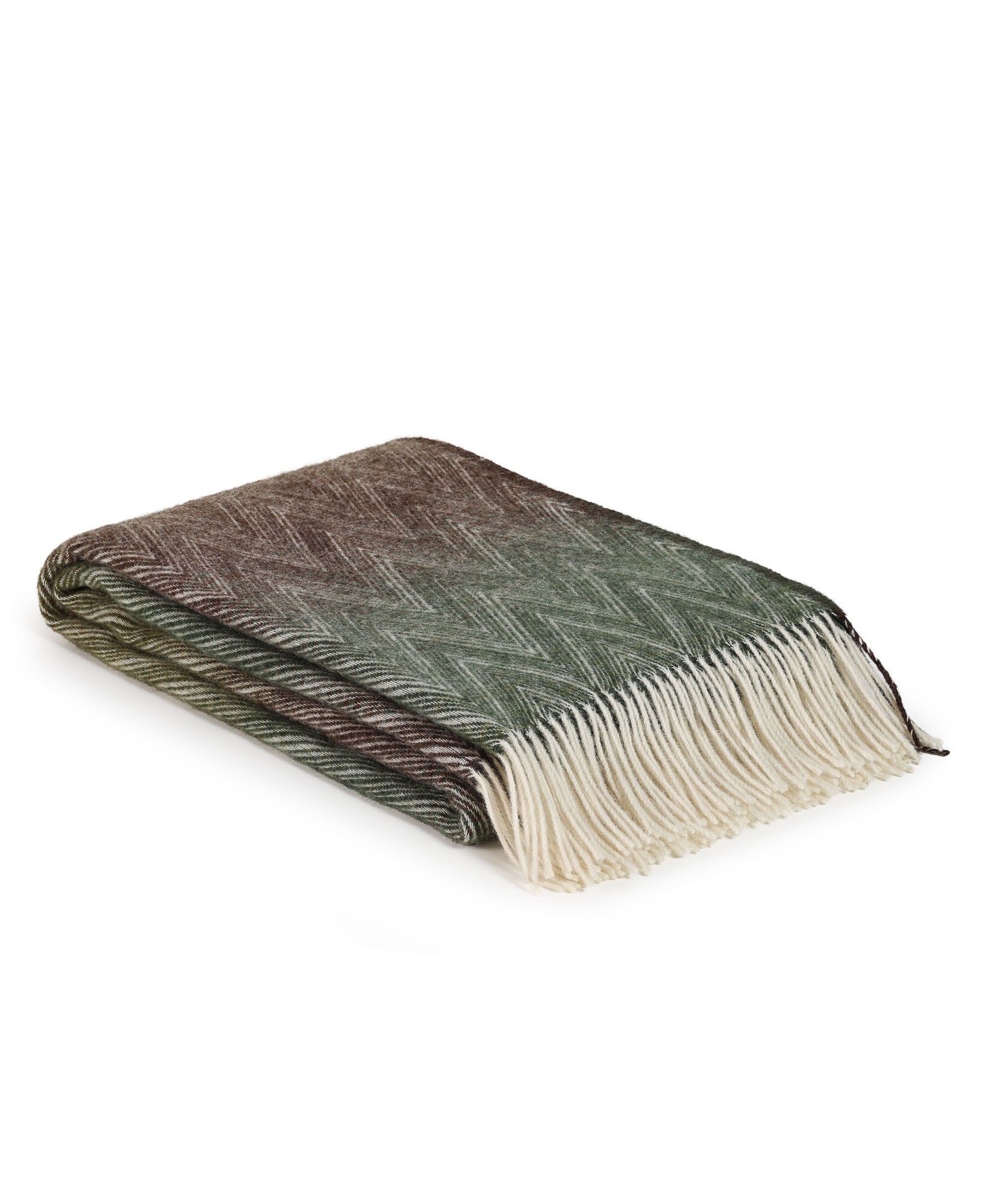 Wool Throw Blanket MISSONI Foresta - multi-colored green