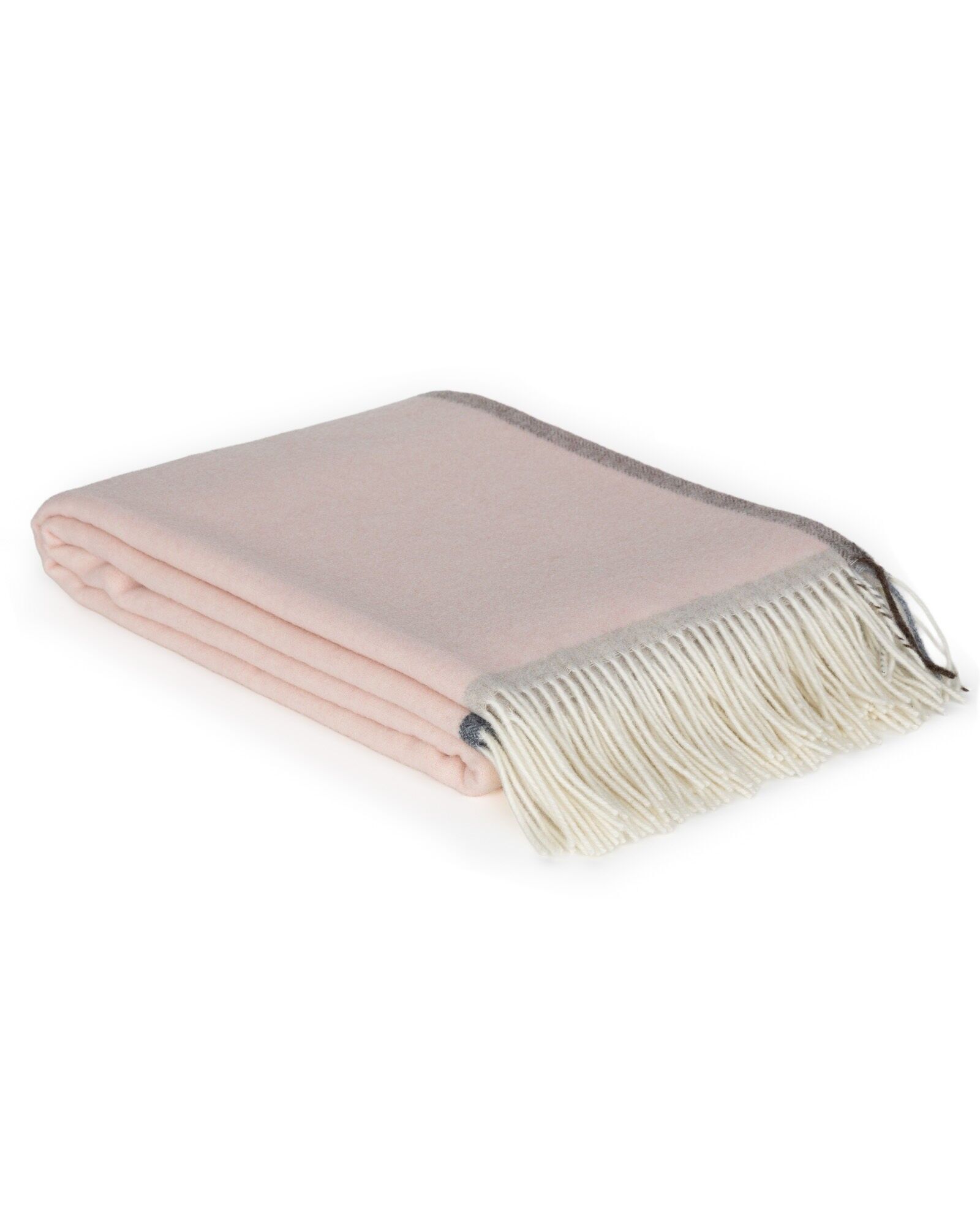Merino/cashmere Throw Blanket MILANO Rosa Orlo