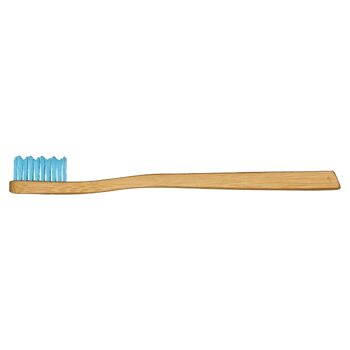 Lot de 4 brosses à dents en bambou enfants (bleu // moyen) 6