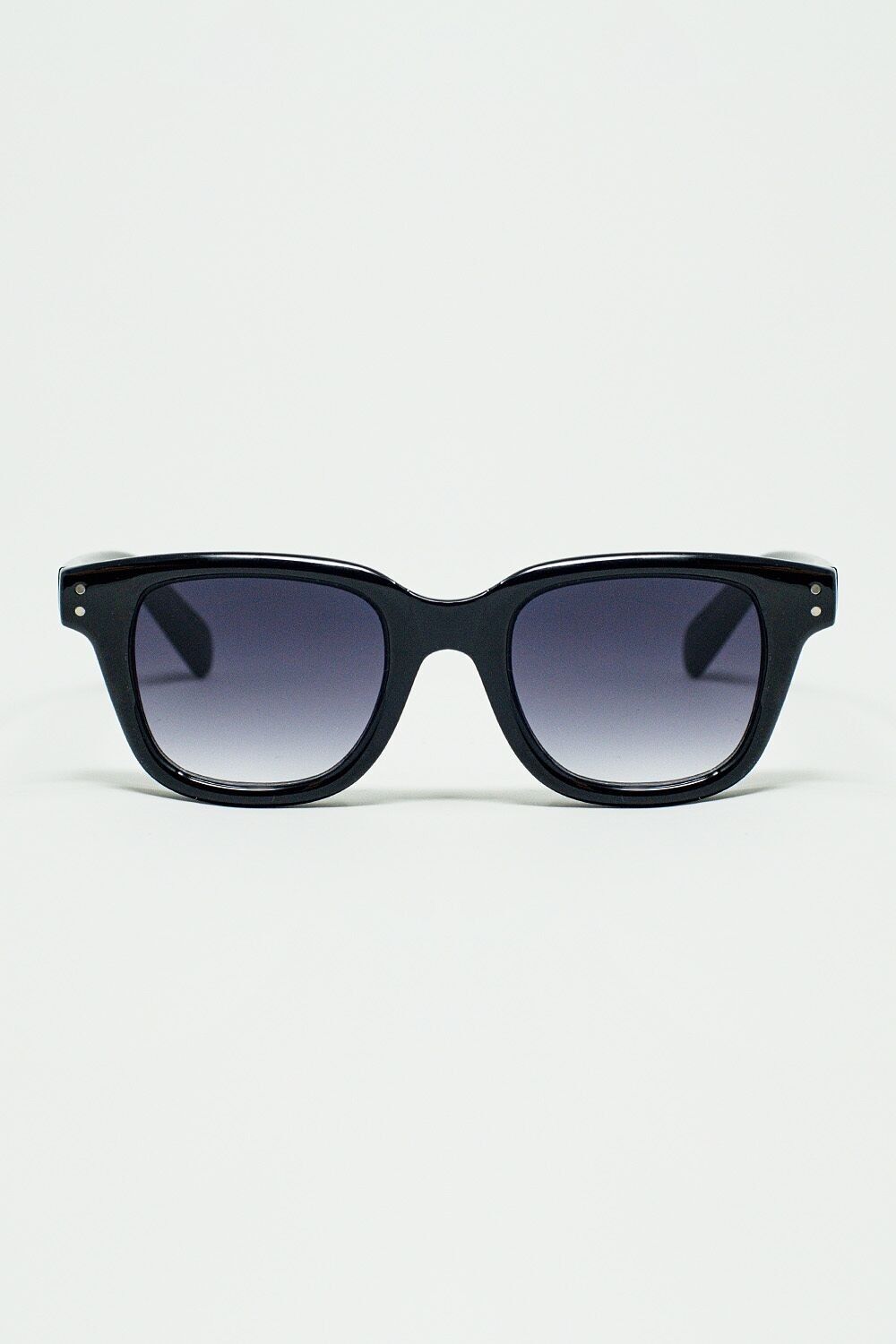 thick black delta square sunglasses