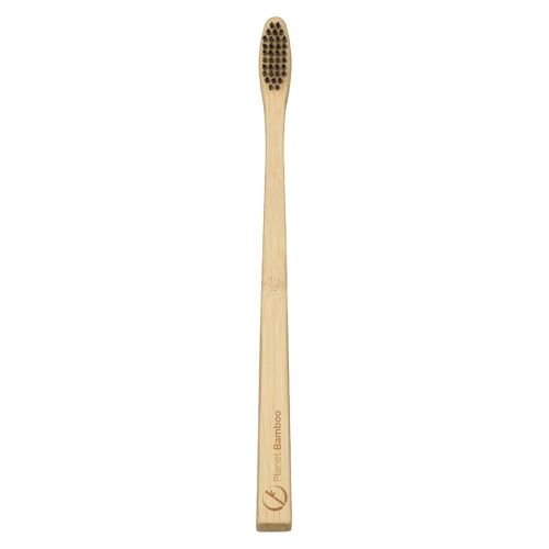Bambus Zahnbürste Erwachsene - Einzeln (schwarz // medium)