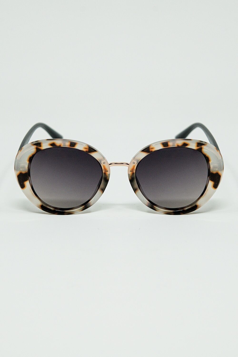 Occhiali da sole ovali Beige Sunset Spot