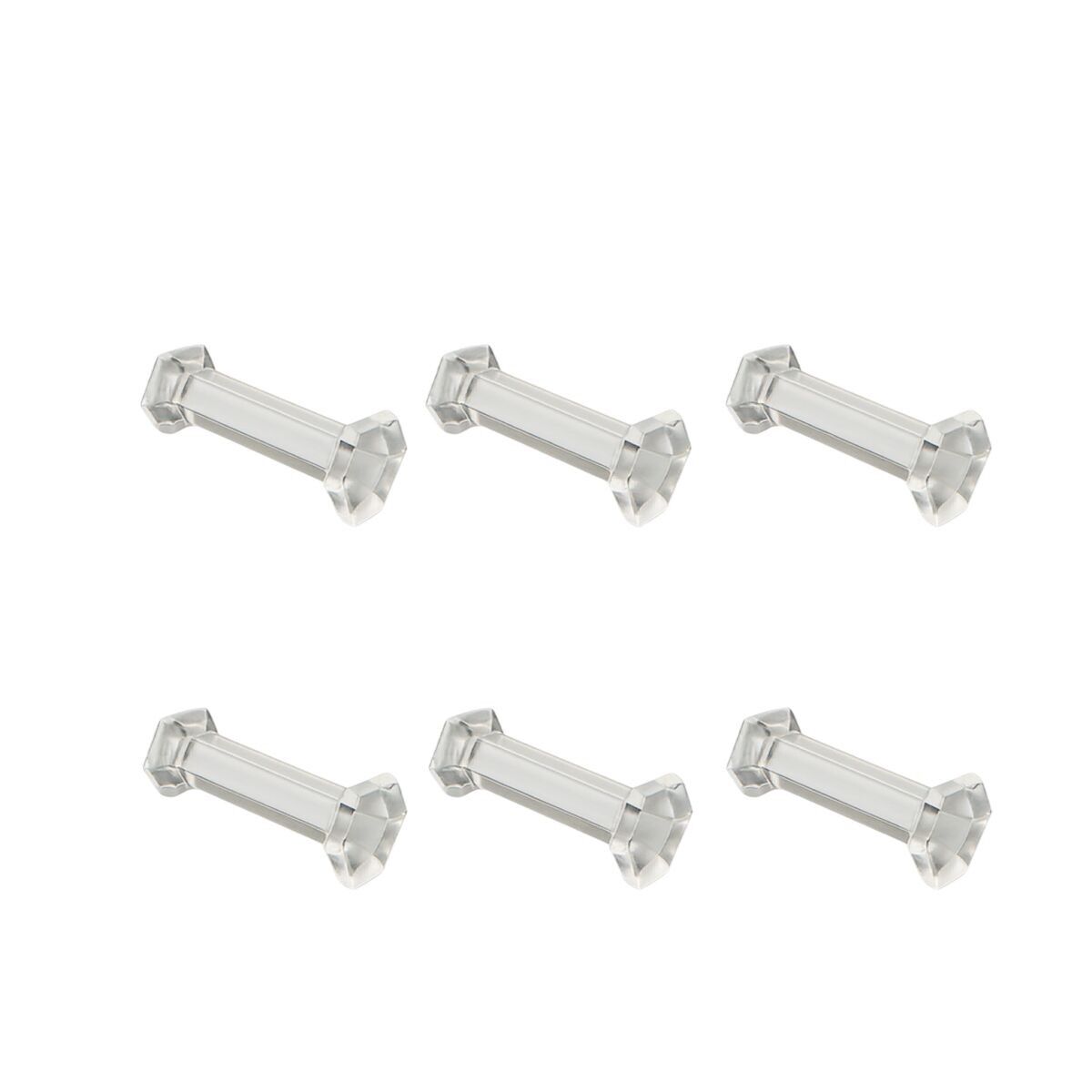 Porte-couteaux en cristal 3x3x10cm - lot de 6