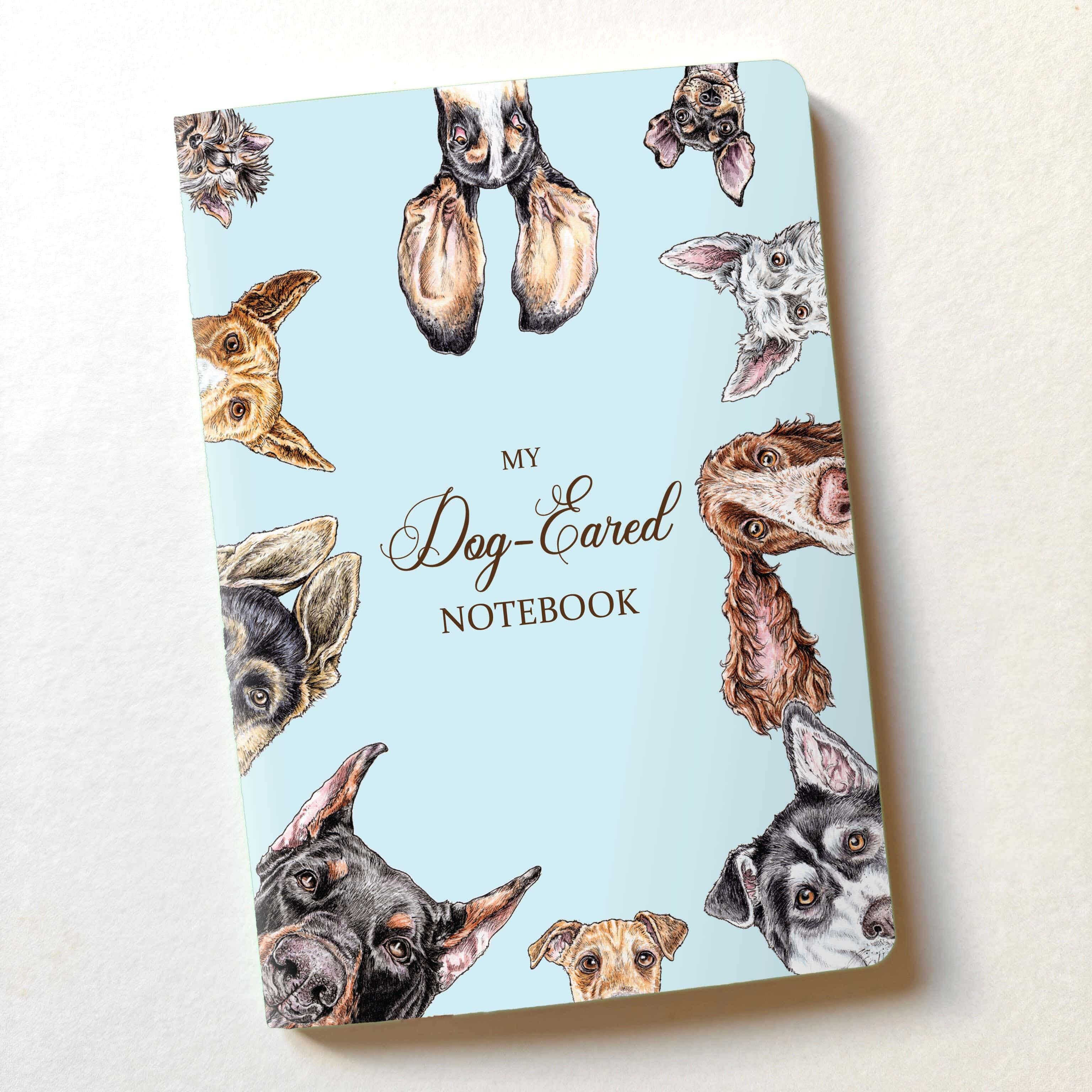 A5-Notizbuch mit Eselsohren