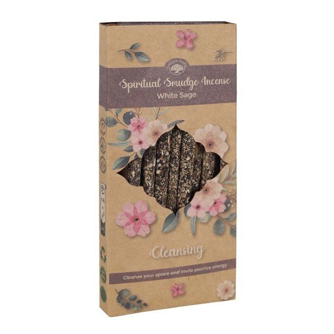 12 Packungen Räucherstäbchen mit weißem Salbei zur spirituellen Reinigung
