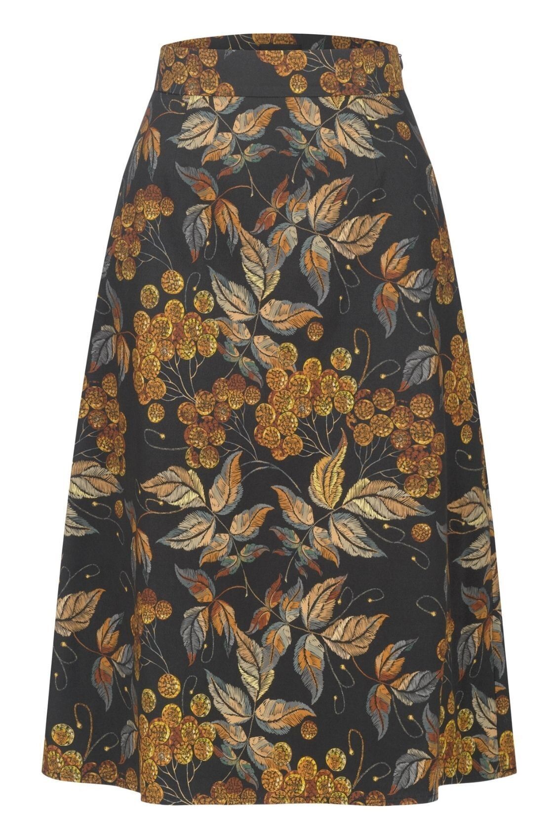 Hojas doradas de roca